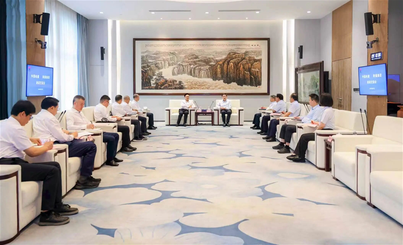 张文琪会见中国电力建设集团有限公司华中区域总部党委书记、总经理白永生一行