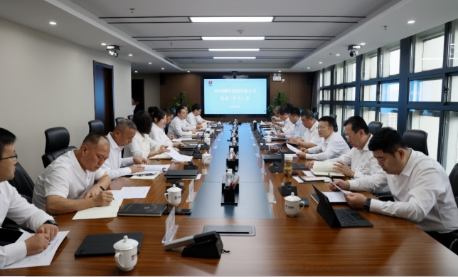 陕钢集团党委专题传达学习并落实省钢铁产业转型发展专题会精神