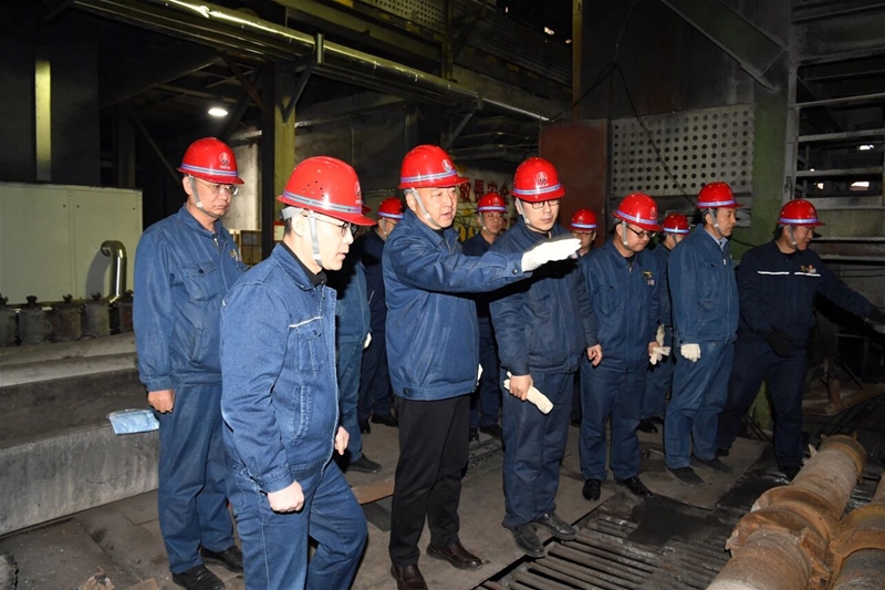 杜东兴督导调研圆坯改造生产项目