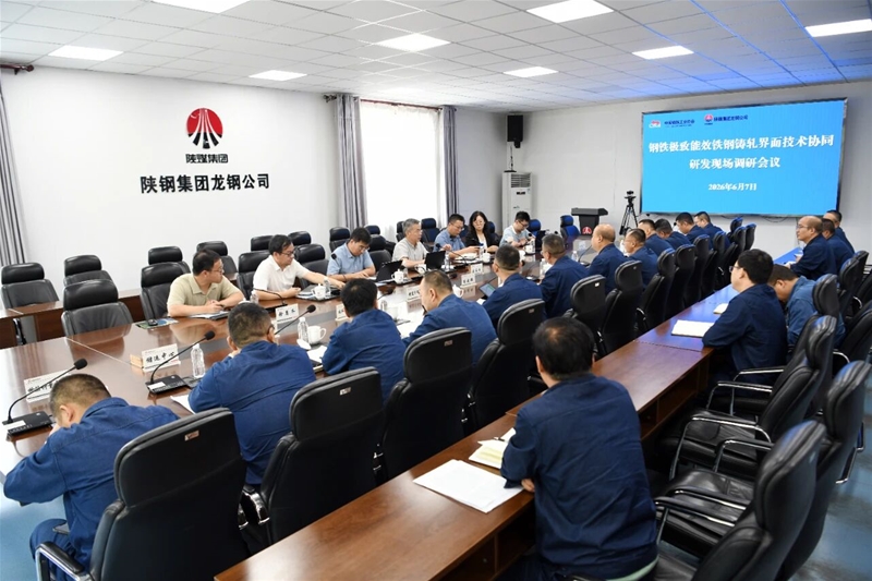 中国钢铁工业协会到公司开展钢铁极致能效铁钢铸轧界面技术协同调研